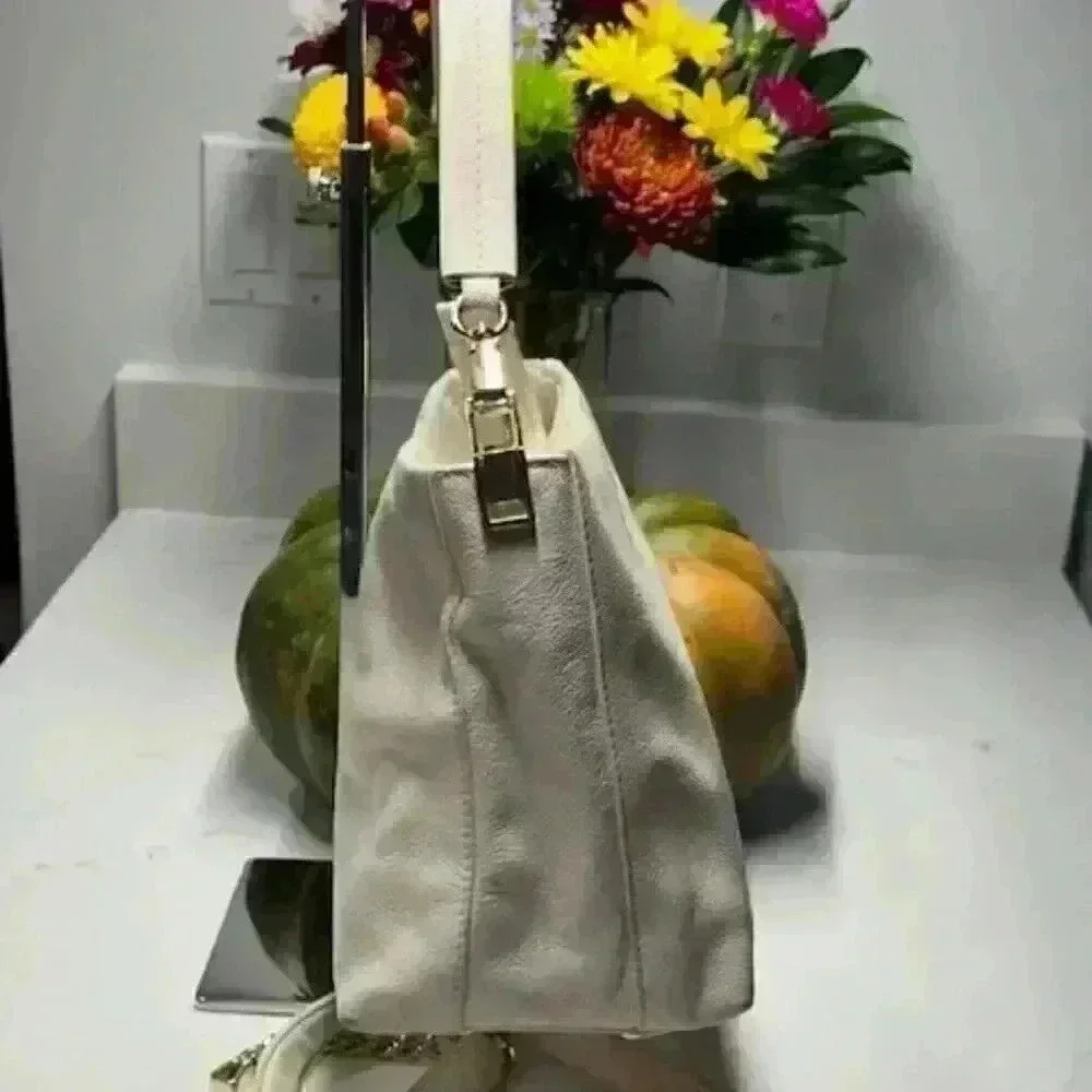 Kate Spade Pebbled Leather Tote/Shoulder/Crossbody Bag Cream Color - Picture 6 of 15